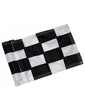 Checkered Flag Black & White Small