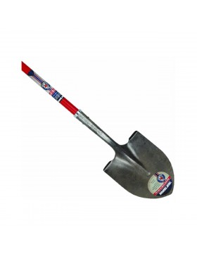  True Temper Red Shovel Round w/ Fiberglass Handle