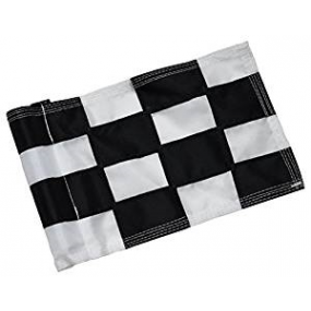 Checkered Flag Black & White Large